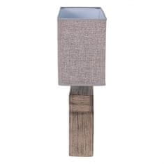 Clayre & Eef Stolní lampa keramická šedá 45 cm