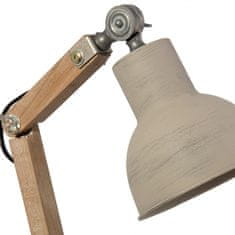 Clayre & Eef Stolní lampa dřevěná hnědá