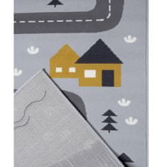 Hanse Home Dětský koberec Adventures 104535 Grey/mustard 160x220 cm