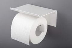 Deante Mokko bílá - držák na toaletní papír, nástěnný - s poličkou (ADM_A221)