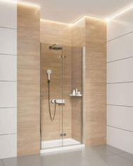 Deante Kerria plus chrom - sprchové dveře bez stěnového profilu, systém kerria plus, 90 cm - skládací (KTSX041P)