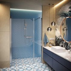 Deante Kerria plus chrom sprchové dveře bez stěnového profilu, 90 cm (KTSW041P)