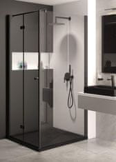Deante Kerria plus černá - sprchové dveře bez stěnového profilu, systém kerria plus, 100 cm - skládací (KTSXN43P)