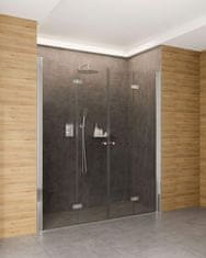 Deante Kerria plus chrom - sprchové dveře bez stěnového profilu, systém kerria plus, 90 cm - skládací (KTSX041P)