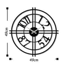 Wallity Dekorativní nástěnné hodiny Pejas 49 cm černé