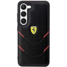 Ferrari FEHCS23MPBAK hard silikonové pouzdro Samsung Galaxy S23 PLUS 5G black Hot Stamp Lines