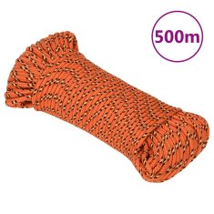 Greatstore Lodní lano oranžové 5 mm 500 m polypropylen