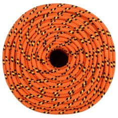 Vidaxl Lodní lano oranžové 10 mm 250 m polypropylen