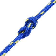 Vidaxl Lodní lano modré 2 mm 250 m polypropylen