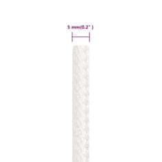 shumee Lodní lano celobílé 5 mm 250 m polypropylen