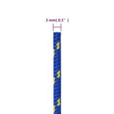 Vidaxl Lodní lano modré 3 mm 100 m polypropylen