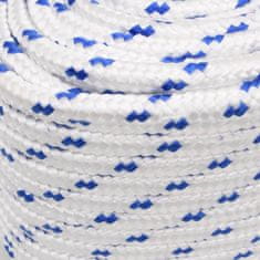 Greatstore Lodní lano bílé 18 mm 100 m polypropylen