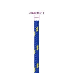 Vidaxl Lodní lano modré 3 mm 250 m polypropylen