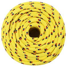 Vidaxl Lodní lano žluté 14 mm 250 m polypropylen