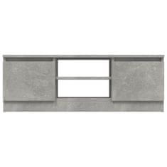 shumee TV skříňka s dvířky betonově šedá 102 x 30 x 36 cm