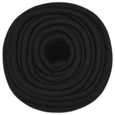 shumee Pracovní lano černé 12 mm 250 m polyester