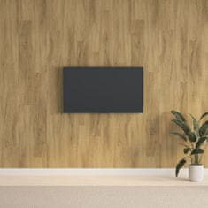 Vidaxl Nástěnné panely vzhled dřeva hnědé PVC 2,06 m²
