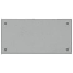 Greatstore Nástěnná magnetická tabule bílá 80 x 40 cm tvrzené sklo