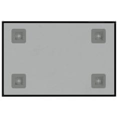 Greatstore Nástěnná magnetická tabule černá 30 x 20 cm tvrzené sklo