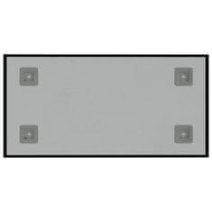 Greatstore Nástěnná magnetická tabule černá 40 x 20 cm tvrzené sklo