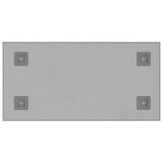 Vidaxl Nástěnná magnetická tabule bílá 40 x 20 cm tvrzené sklo