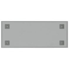 Greatstore Nástěnná magnetická tabule bílá 50 x 20 cm tvrzené sklo