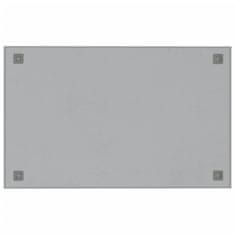 Greatstore Nástěnná magnetická tabule bílá 80 x 50 cm tvrzené sklo