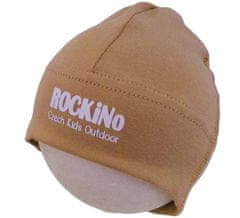 ROCKINO Dětská čepice vzor 5411 - béžová, velikost 46
