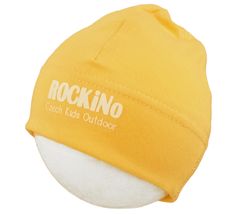 ROCKINO Dětská čepice vzor 5411 - žlutá, velikost 46