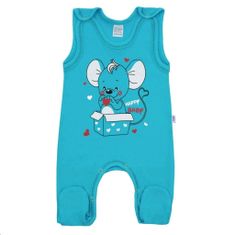 NEW BABY Nový dětský set Baby Mouse tyrkysový 80 (9-12m)