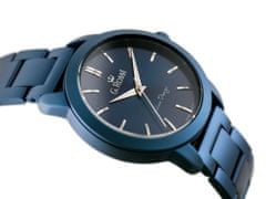 Gino Rossi Pánské hodinky Korre s krabičkou modrá tmavá univerzální