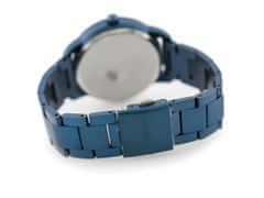 Gino Rossi Pánské hodinky Korre s krabičkou modrá tmavá univerzální