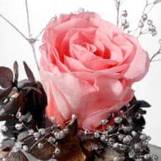 Northix Bezvodý aroma difuzér s osvětlením - růžová růže 