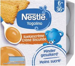 Nestlé YOGOLINO mléčný dezert se sušenkami 6x (4x100g)