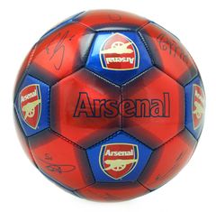 FotbalFans Fotbalový míč Arsenal FC podpisy 19 vel. 5