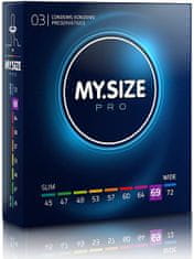 My Size MY.SIZE PRO 69 mm FITTED kondomy 3 ks.