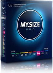 MY.SIZE PRO 64 mm MATCHED kondomy 3 ks.