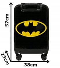 Eplusm Dětský cestovní kufr ABS na kolečkách Batman