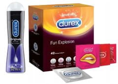 Durex DUREX Fun Explosion kondomy 40 ks. + Gel