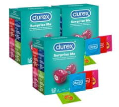 Durex Sada kondomů DUREX Surprise Me 120 kusů