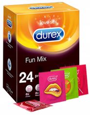Durex Durex FUN MIX 4 druhy kondomová sada 24 ks.