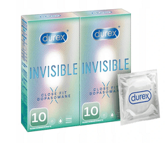 Durex DUREX Invisible CLOSE FIT kondomy 2x10 ks