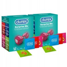 Durex Sada kondomů DUREX Surprise Me MIX 80 kusů