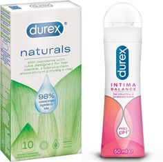 Durex DUREX Naturals Set 10ks Durex Balance Gel 50ml