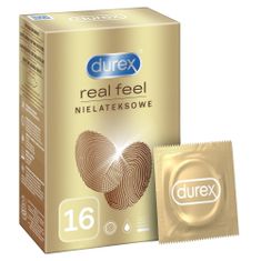 Durex LATEX DUREX REAL FEEL kondomy 16 ks