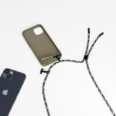EPICO Silikonový kryt se šňůrkou pro iPhone 13 / 14 (6,1") 69210101500001 - zelená