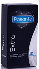 Pasante Pasante Extra kondomy zahuštěné silné 12 ks