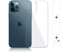Bomba 3 v 1 Tvrzené ochranné sklo pro iPhone přední + zadní + foťák Model: iPhone 12 Pro