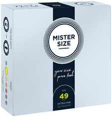 Mister Size MISTER VELIKOST 49 nasazené kondomy obvod 36 ks