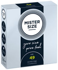 Mister Size MISTER VELIKOST 49 nasazený obvod kondomů 3 ks